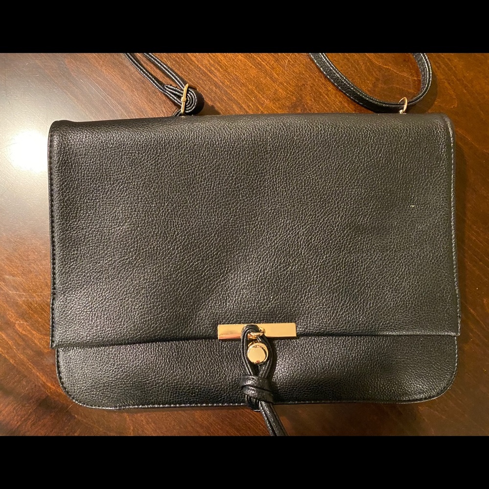 Black Bag with gold trim